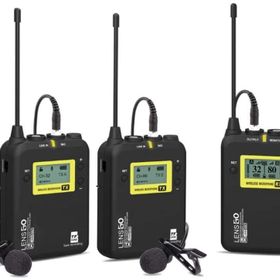 Lensgo LWM-328C Kablosuz İkili Yaka Mikrofonu Seti