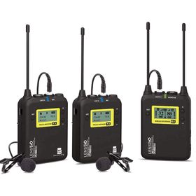 Lensgo LWM-328C Kablosuz İkili Yaka Mikrofonu Seti