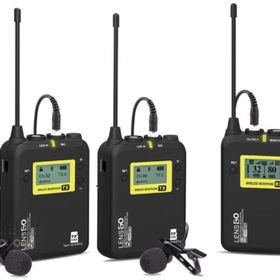Lensgo LWM-328C Kablosuz İkili Yaka Mikrofonu Seti