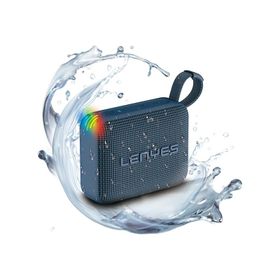 Lenyes S216 V5.3 Mavi Su Geçirmez Özellikli Rgb Işıklı Askılı Mini Bluetooth Speaker Hoparlör