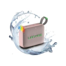 Lenyes S216 V5.3 Pembe Su Geçirmez Özellikli Rgb Işıklı Askılı Mini Bluetooth Speaker Hoparlör