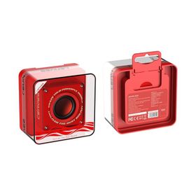Lenyes S222 V5.3 5W Kırmızı Mini Tws Kablosuz Bluetooth Hoparlör