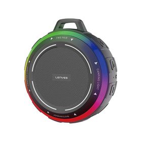 Lenyes S223 V5.3 Siyah Rgb Işıklı Askı Aparatlı Mini Bluetooth Speaker Hoparlör