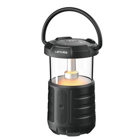 Lenyes S230 V5.3 Siyah Kamp Gece Lambalı Bluetooth Speaker Hoparlör