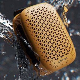 Lenyes S232 V5.4 Sarı Tws Mandallı Bluetooth Speaker Hoparlör