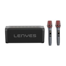 Lenyes S829 V5.0 Siyah Karaoke Mikrofonlu Bluetooth Speaker Hoparlör