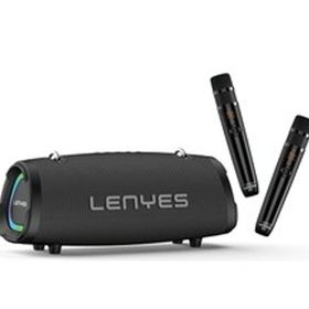 Lenyes S860 V5.3 Siyah Rgb Işıklı Taşınabilir Bluetooth Speaker Hoparlör