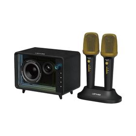 Lenyes S862 V5.3 120W Siyah Su Geçirmez Mikrofonlu Çoklu Giriş Karaoke Bluetooth Hoparlör