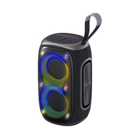 Lenyes S865 V5.3 40w Siyah Luminous Serisi Su Geçirmez Çoklu Giriş Rgb Işıklı Tws Bluetooth Hoparlör