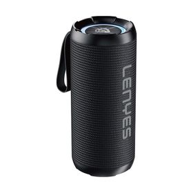 Lenyes S871 Siyah Rgb Işıklı Taşınabilir Su Geçirmez Tws Bluetooth Hoparlör