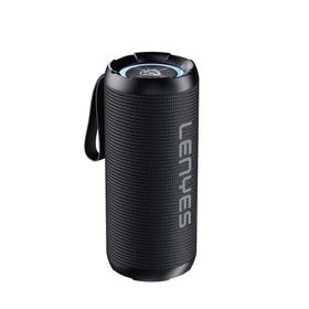 Lenyes S871 Siyah Rgb Işıklı Taşınabilir Su Geçirmez Tws Bluetooth Hoparlör