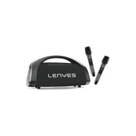 Lenyes S873 V5.3 Siyah Rgb Işıklı Taşınabilir Kumandalı&mikrofonlu Tws Bluetooth Speaker Hoparlör