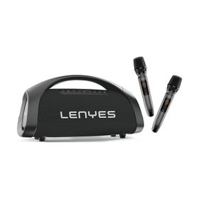 Lenyes S873 V5.3 Siyah Rgb Işıklı Taşınabilir Kumandalı&mikrofonlu Tws Bluetooth Speaker Hoparlör