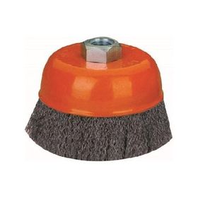 Leo 100 mm Saçaklı Çanak Tel Fırça