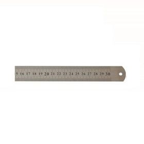 Leo 300x25 mm Çift Taraflı Çelik Cetvel