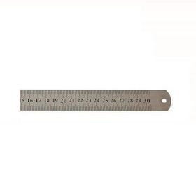 Leo 300x25 mm Çift Taraflı Çelik Cetvel