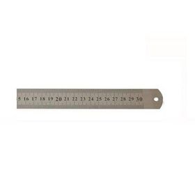 Leo 300x25 mm Çift Taraflı Çelik Cetvel
