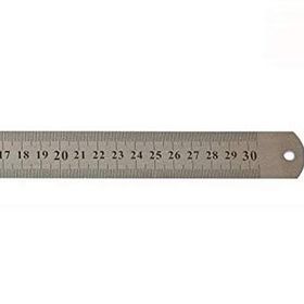Leo 300x25 mm Çift Taraflı Çelik Cetvel