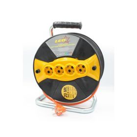 Leo 3x2.5 mm 20 mt Seyyar Makaralı Uzatma Kablosu