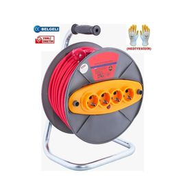 Leo 3x2.5 mm 20 mt Seyyar Makaralı Uzatma Kablosu