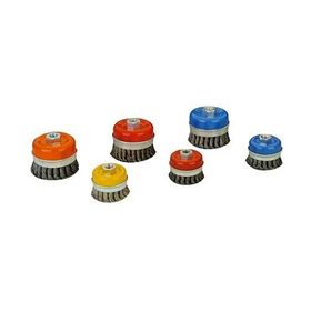 Leo Çelik Kuşaklı 125 mm Burgulu Çanak Tel Fırça