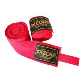 Leon 2.5 mt Kırmızı Elastik Çocuk Boks Bandajı