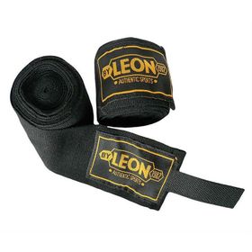 Leon 2.5 mt Siyah Elastik Çocuk Boks Bandajı