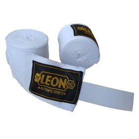 Leon 3,5 m Beyaz Elastik Boks Kick Boks Ve Muay Thai Bandajı