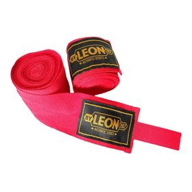 Leon AIBA 45 m Kırmızı Boks Kickbox Muay Thai El Bandajı