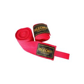 Leon AIBA 45 m Kırmızı Boks Kickbox Muay Thai El Bandajı