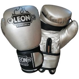 Leon Blade Training Gümüş Boks Kick Boks ve Muay Thai Eldiveni