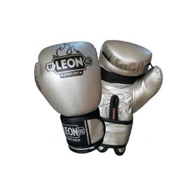 Leon Blade Training Gümüş Boks Kick Boks ve Muay Thai Eldiveni