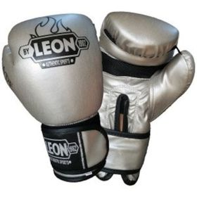 Leon Blade Training Gümüş Boks Kick Boks ve Muay Thai Eldiveni