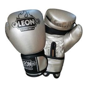 Leon Blade Training Gümüş Boks Kick Boks ve Muay Thai Eldiveni