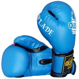 Leon Blade Training Mavi Boks Kick Boks ve Muay Thai Eldiveni