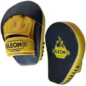 Leon Captain Çukur Lapa Sarı Profesyonel Unisex Kick Boks Lapası