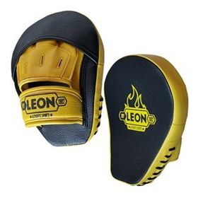Leon Captain Çukur Lapa Sarı Profesyonel Unisex Kick Boks Lapası