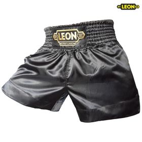 Leon Ground Siyah Kick Boks ve Muay Thai Şortu