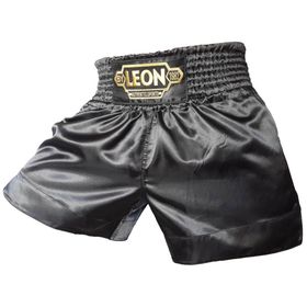 Leon Ground Siyah Kick Boks ve Muay Thai Şortu