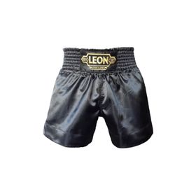 Leon Ground Siyah Kick Boks ve Muay Thai Şortu