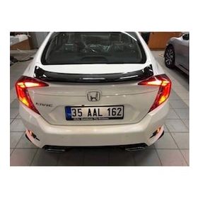 Leon Part Çmk Honda Civic Fc5 2016 2020 Boyasız Oval Spoiler