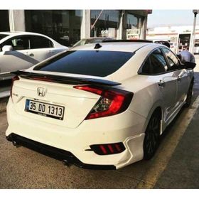 Leon Part Çmk Honda Civic Fc5 2016 2020 Işıksız Boyasız Turbo Spoiler