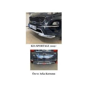 Leon Part Çmk Kia Sportage 2019 Ön ve Arka Tampon Koruması