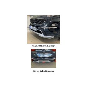 Leon Part Çmk Kia Sportage 2019 Ön ve Arka Tampon Koruması