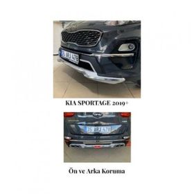 Leon Part Çmk Kia Sportage 2019 Ön ve Arka Tampon Koruması