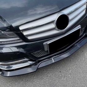 Leon Part Çmk Mercedes W204 2007 2014 Parlak Siyah Amg Ön Lip Brabus