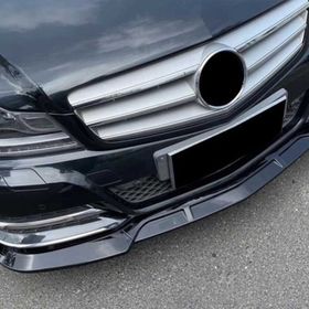 Leon Part Çmk Mercedes W204 2007 2014 Parlak Siyah Amg Ön Lip Brabus