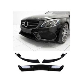 Leon Part Çmk Mercedes W205 2015 2018 C Serisi Parlak Siyah Ön Lip Brabus