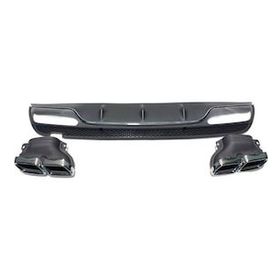 Leon Part Çmk Mercedes W205 C63 Amg Sedan Difüzör Silver Egzoz Seti
