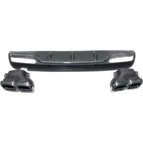 Leon Part Çmk Mercedes W205 C63 Amg Sedan Difüzör Silver Egzoz Seti